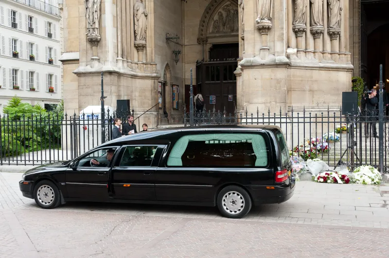 Les obsèques de Thierry Roland