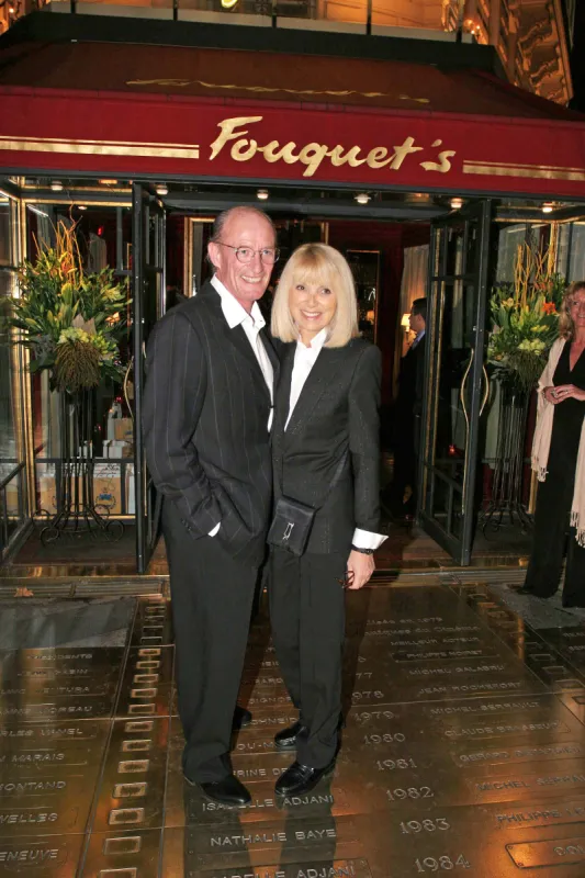 Mireille Darc et son époux