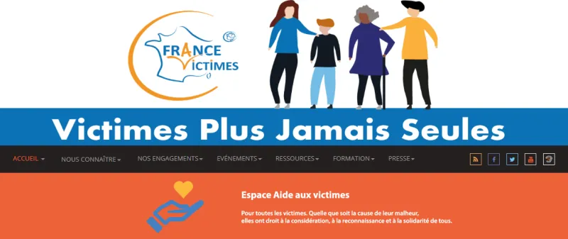 Capture écran France Victimes