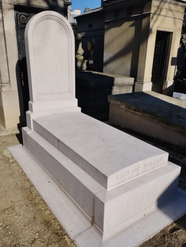 La tombe de Thierry Roland