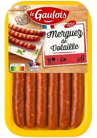Merguez de volaille crue - Le Gaulois
