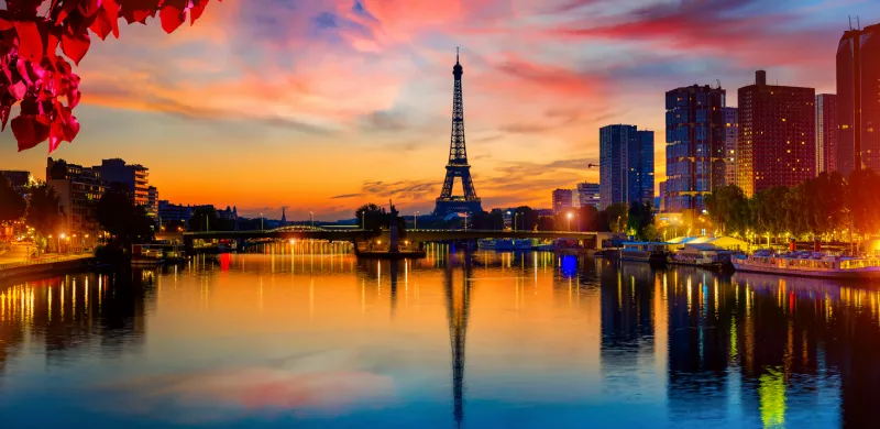 Coucher de soleil Paris