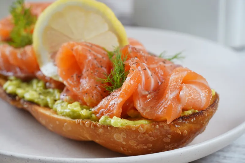 Brisures de saumon fumé