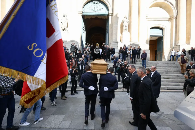Le cercueil de Claudia Cardinale