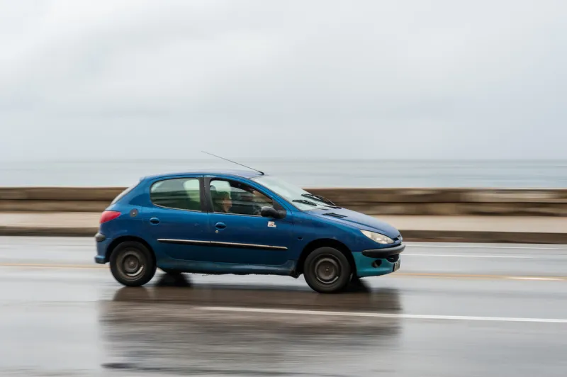 Le déplacement suspect de la voiture 