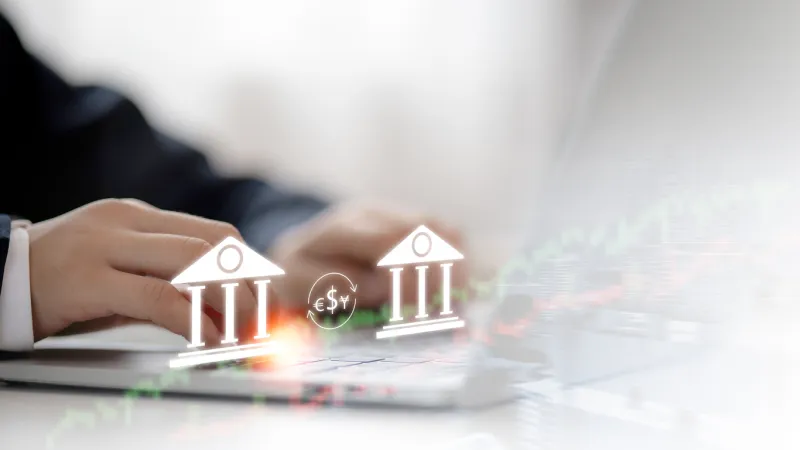 Concept de virement bancaire