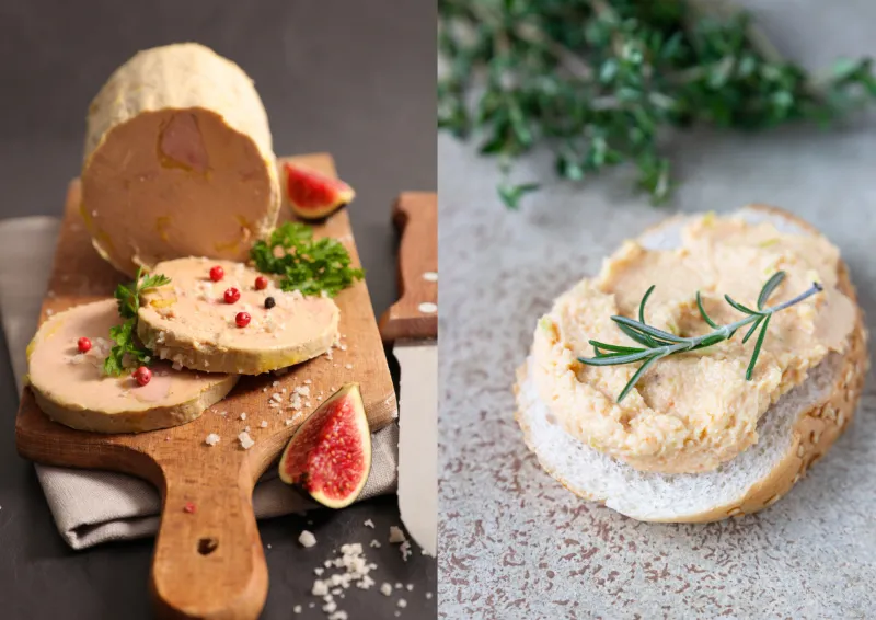 Foie gras VS mousse de canard