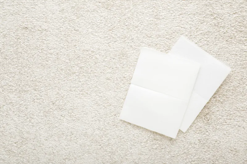 Papier absorbant moquette