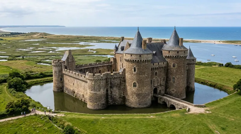 Une photo du château de Suscinio en Bretagne