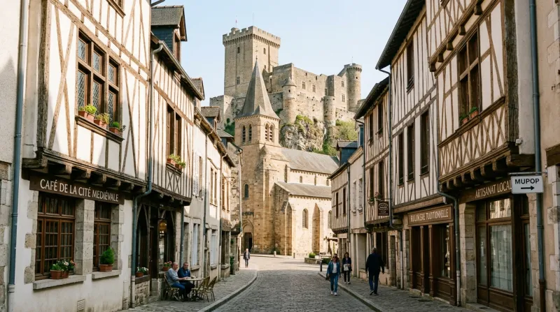 Une photo du patrimoine historique de la ville de Montluçon