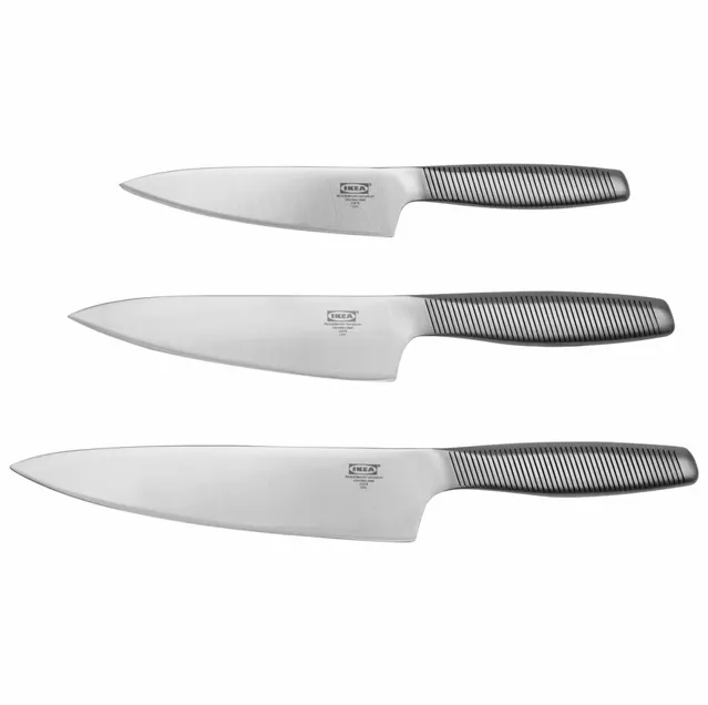 Lot de 3 couteaux en inox IKEA 365+