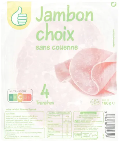 Jambon Pouce d'Auchan 