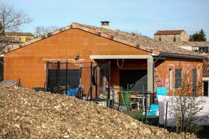 this picture taken december 22, 2020 shows the house in cagnac-les-mines, southern france, of delphine jubillar, a 33 year-old nurse, mother of two, who went missing overnight on december 15 (photo by afp)