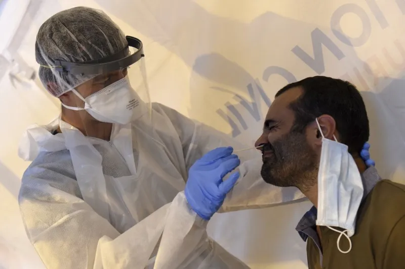 france health virus test