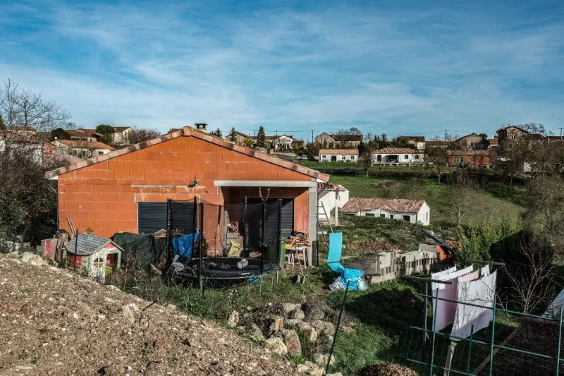 this picture taken december 22, 2020 shows the house in cagnac-les-mines, southern france, of delphine jubillar, a 33 year-old nurse, mother of two, who went missing overnight on december 15 (photo by fred scheiber   afp)
