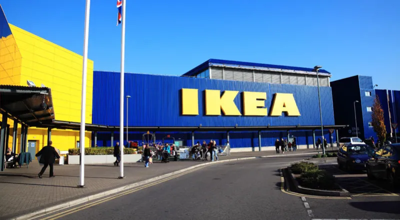 londres, uk - 19 novembre 2011 ikea magasin de meubles de détail à brent park wembley