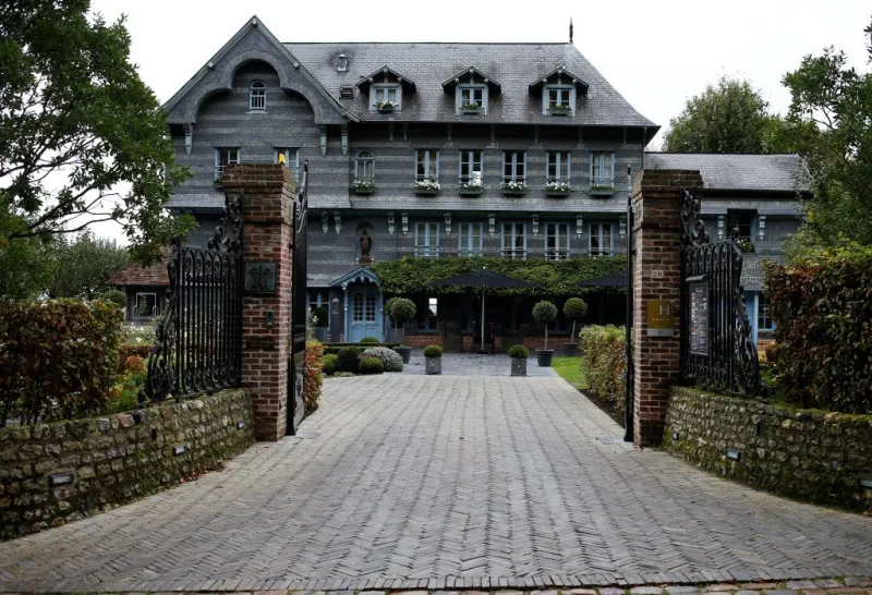 this picture taken on november 1, 2018 shows the hotel saint-simeon in honfleur, northwestern france (photo by charly triballeau   afp)