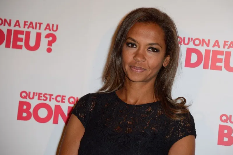karine le marchand attending the premiere of 'qu'est-ce qu'on a fait au bon dieu' held at le grand rex in paris france on april 10, 2014 photo by nicolas briquet abacapresscom , 442727 054 paris france