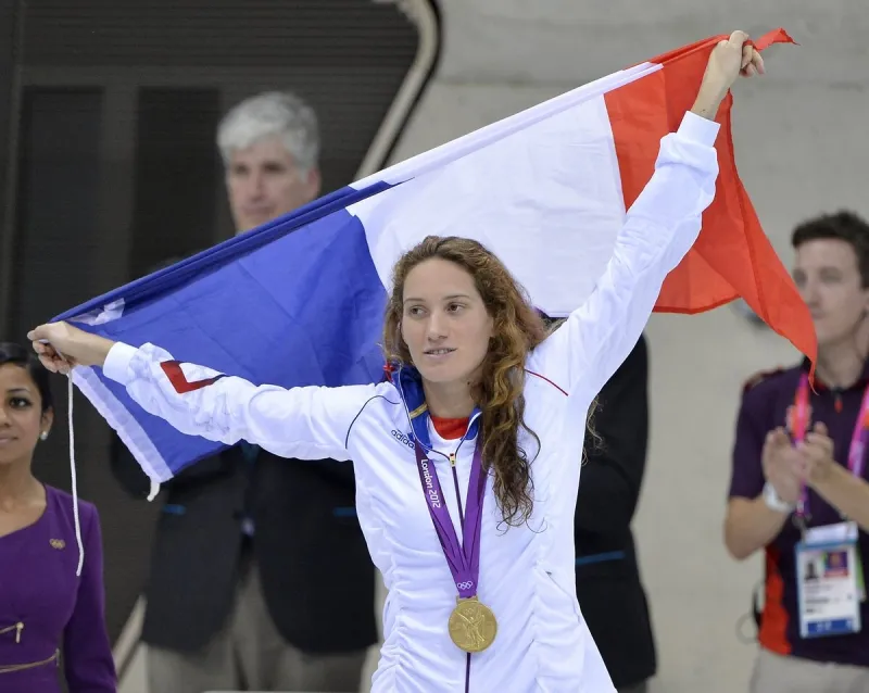 camille muffat killed in helicopter crash - london olympics