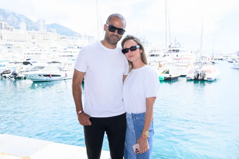 tony parker et sa petite amie agathe teyssier assistent au gp de monaco à montecarlo, championnat du monde de formule 1 2024 le 24 mai 2024 à monaco photo by laurent zabulon abacapresscom