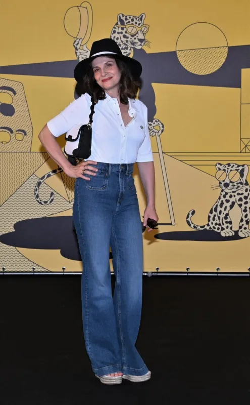 juliette binoche attends paradise highway photocall at locarno