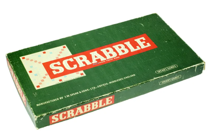 scrabble boardgame