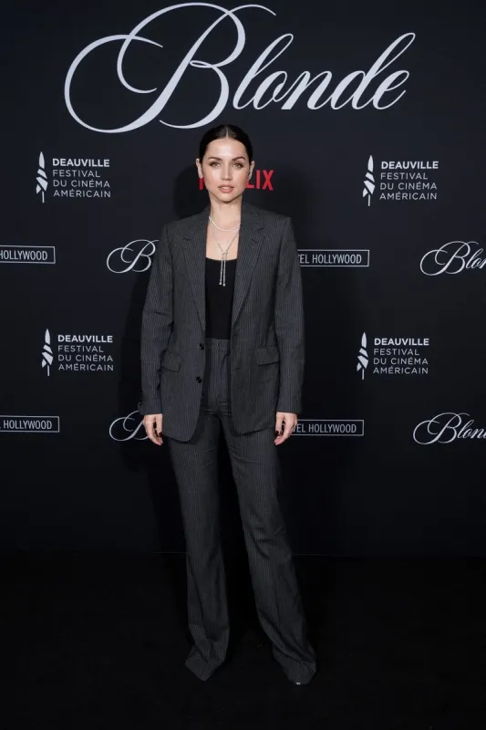 ana de armas attends the blonde diner during the 48th deauville american film festival on september 09, 2022 in deauville, france photo by franck castel abacapresscom , 823967 146 deauville france