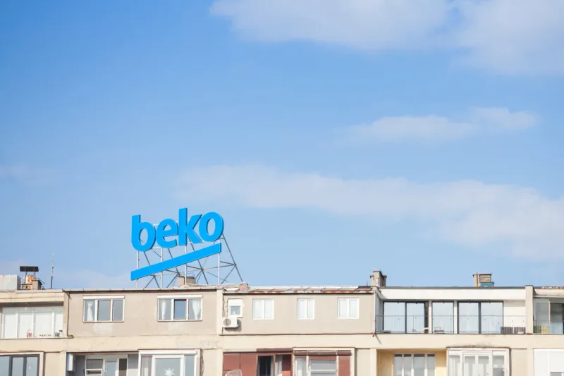 nnpicture of a beko sign in belgrade, serbia beko is a turkish domestic appliance and consumer electronics brand of the group arcelik and the holding koc, specialy in white goods nn