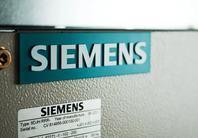 banja luka, bosnia and herzegovina - june 17, 2011  siemens logo on the cabinet for electrical devices