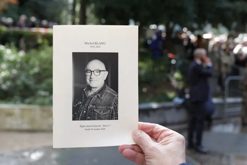 funérailles de michel blanc - paris