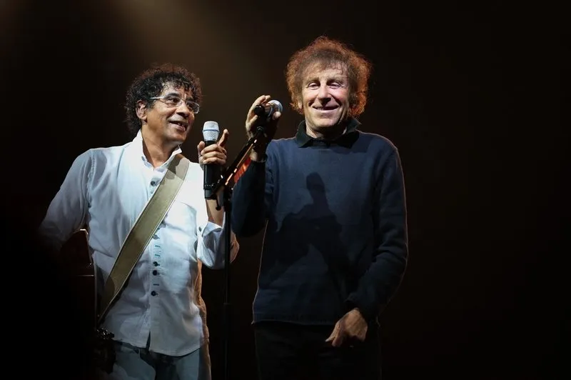 37th lorient interceltic festival - alain souchon and laurent voulzy