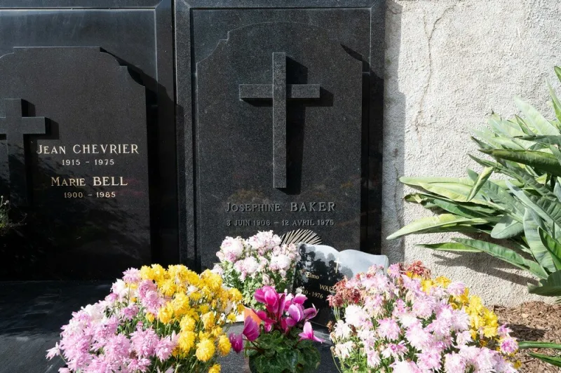 tomb of the american dancer and singer josephine baker- monaco