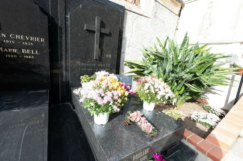 tomb of the american dancer and singer josephine baker- monaco
