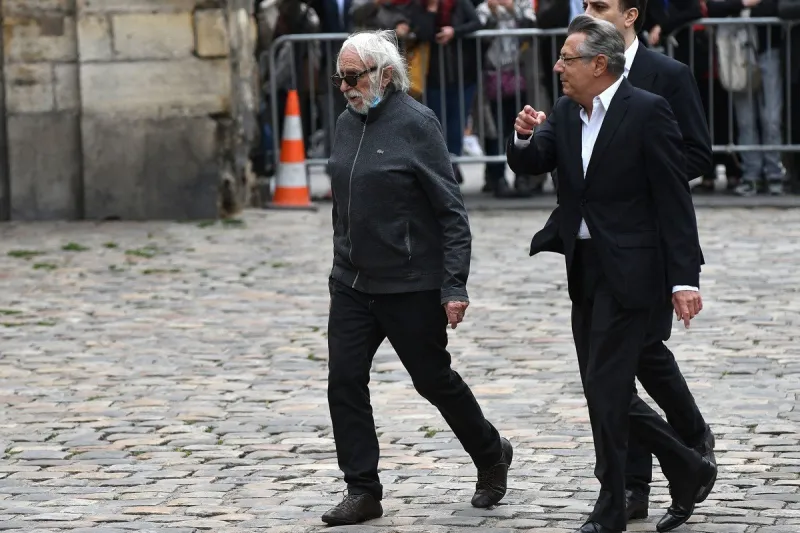 guy bedos funeral ceremony - paris