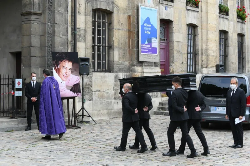 guy bedos funeral ceremony - paris