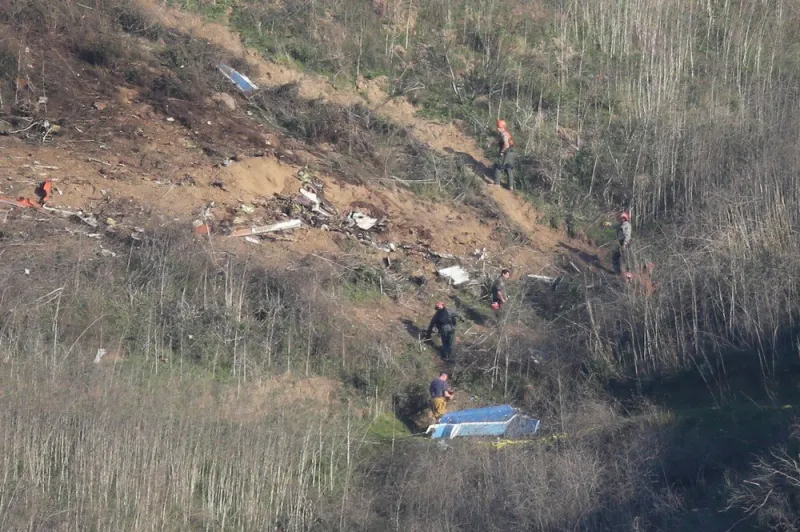 kobe bryant crash site - calabasas