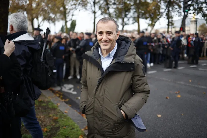 elie semoun participe à la marche contre l'antisémitisme à paris, france, le 12 novembre 2023 photo par raphael lafargue abacapresscom