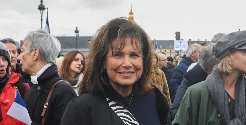 anne sinclair participe à la marche contre l'antisémitisme à paris, france, le 12 novembre 2023 photo par lionel urman abacapresscom