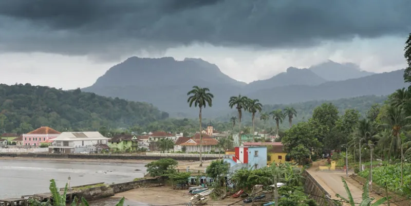 santo antonio, capital of principe island, sao tome and principe, africa