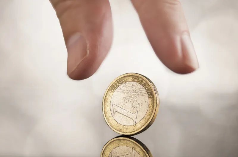 coin, coin bank, currency, european union currency