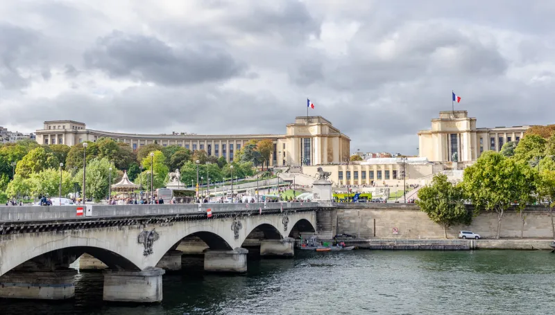 paris, france - september 24, 2015  view of the national maritime museum in paris, france