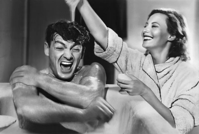 michele morgan and jean marais in 'le chateau de verre' directed by rene clement in 1950 photo by dpa abacapresscom