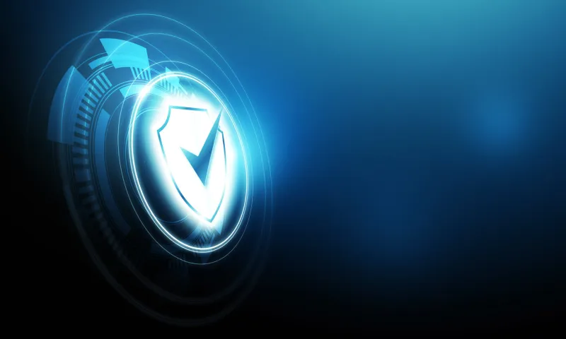 protection network security computer and safe your data concept digital crime by an anonymous hacker