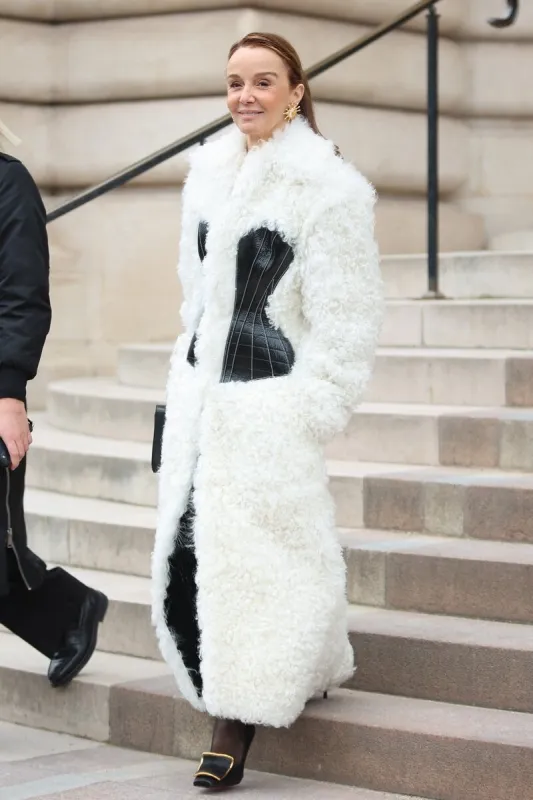 philippine leroy-beaulieu attends the schiaparelli haute couture spring summer 2023 show as part of paris fashion week on january 23, 2023 in paris, france photo by nasser berzane abacapresscom , 839475 043 paris france