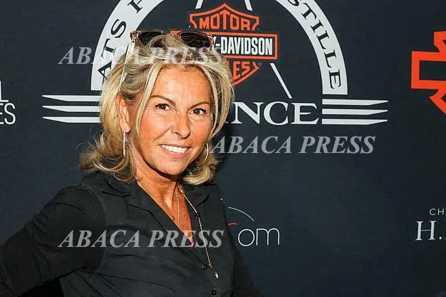 caroline margeridon participe à l'événement ats harley-davidson paris bastille le 23 septembre 2022 à paris, france photo par nasser berzane abacapresscom