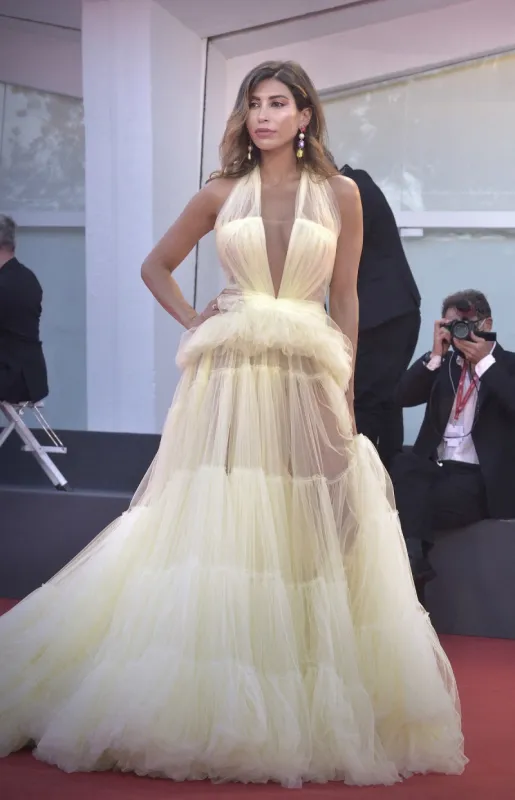 le sorelle macaluso red carpet - the 77th venice film festival