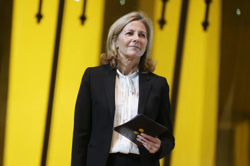 claire chazal lors de la ceremonie des positive planet awards 2017, a la fondation louis vuitton, a paris, france, le 20 decembre 2017 photo par jerome domine abacapresscom