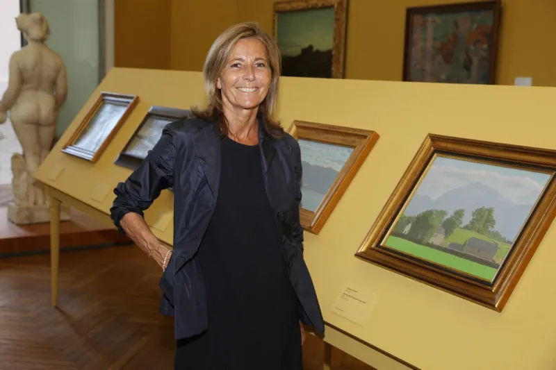 claire chazal assiste au vernissage de l'exposition augustin rouart - la peinture en héritage   the heritage of painting au petit palais le 30 mai 2021 à paris, france photo par jerome domine abacapresscom