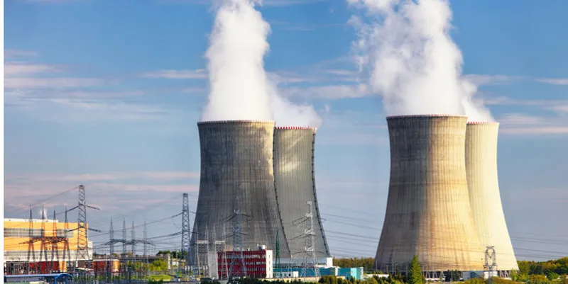 nuclear power plant at day