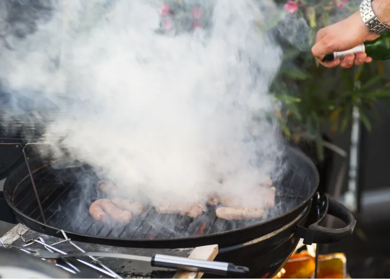 smoke burned on grill suitable for cancer - carcinogenic